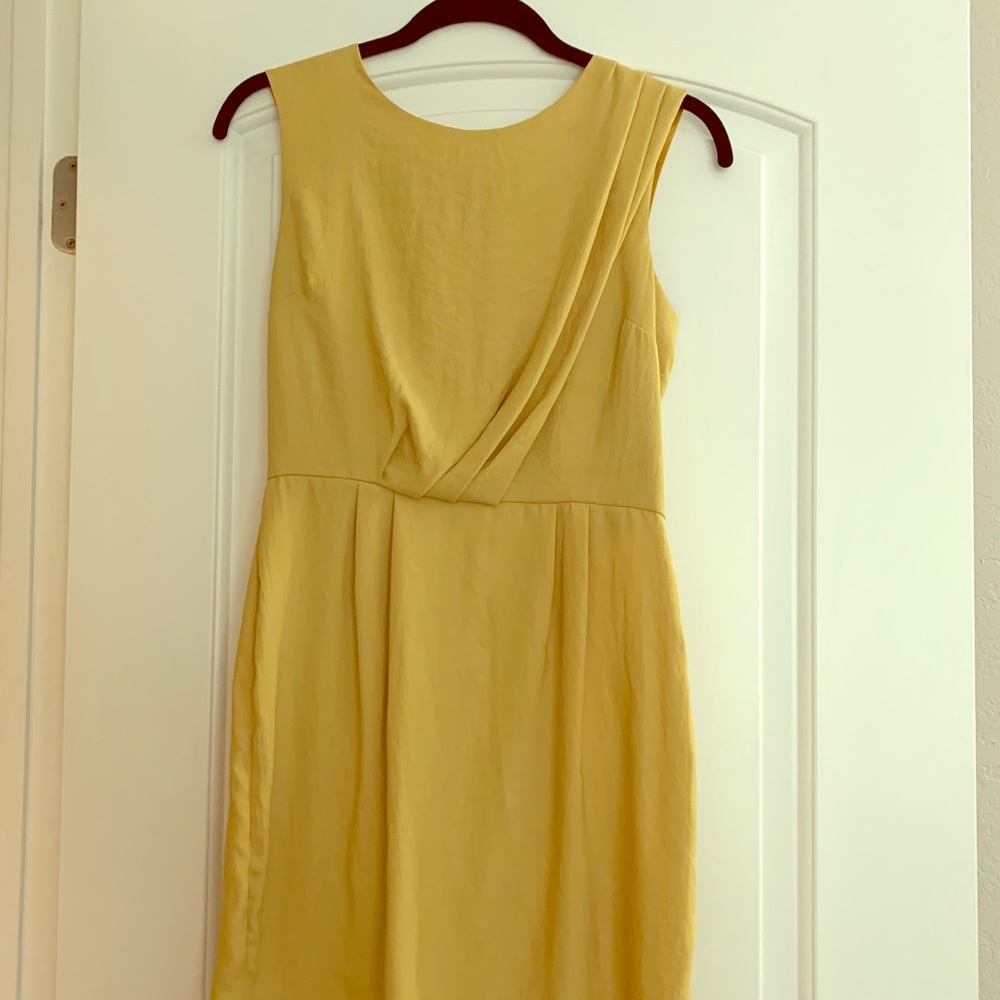 Yellow Top Shop Sleeveless Dress